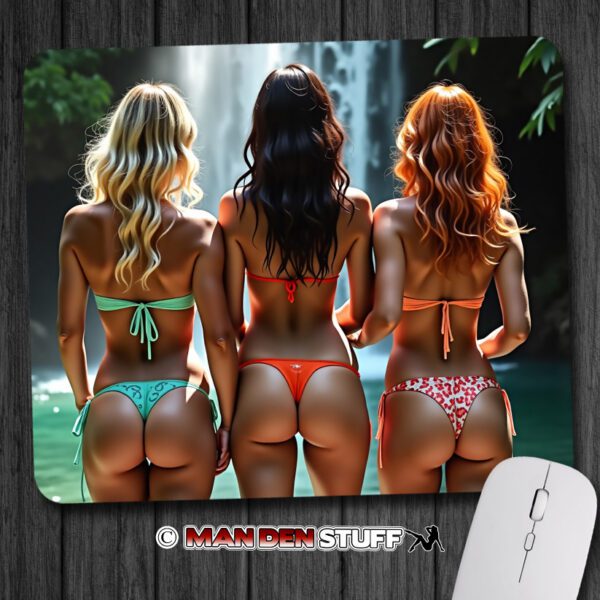 Exotic Bikini Babes Tropical Island Mouse Pad #2