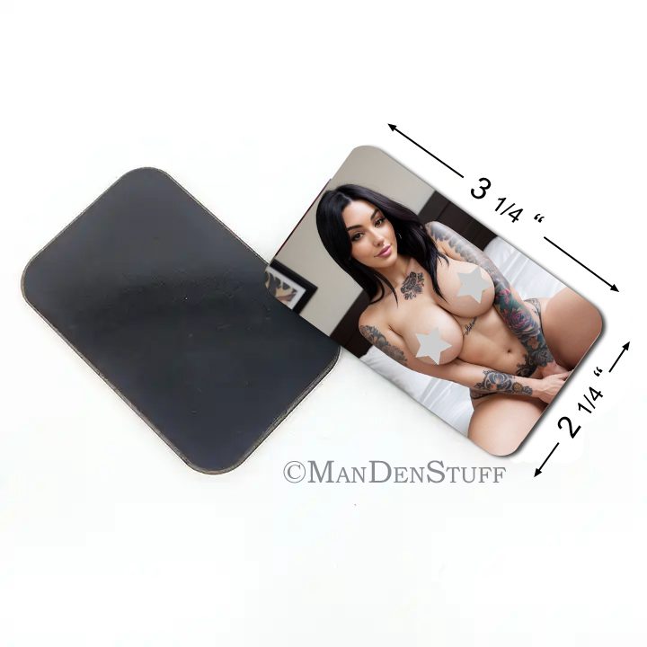 Erotic Nude Sexy Tattoo Women Fridge Magnets - Image 9