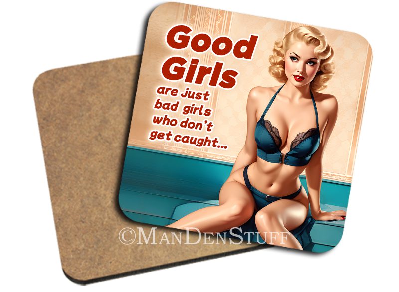 Fun & Naughty Pin Up Girls Drink Coasters - Image 3