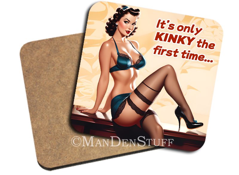 Fun & Naughty Pin Up Girls Drink Coasters - Image 4