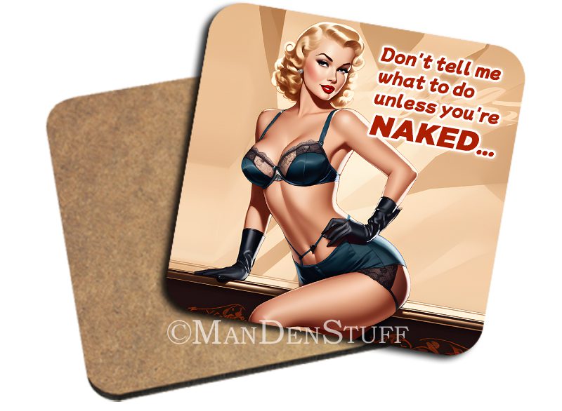 Fun & Naughty Pin Up Girls Drink Coasters - Image 6