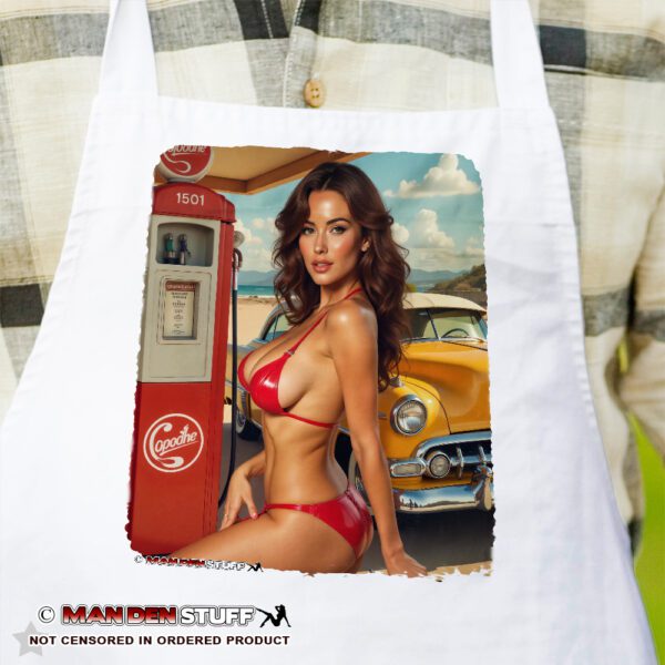 Bikini Babe & Classic Car Apron #1