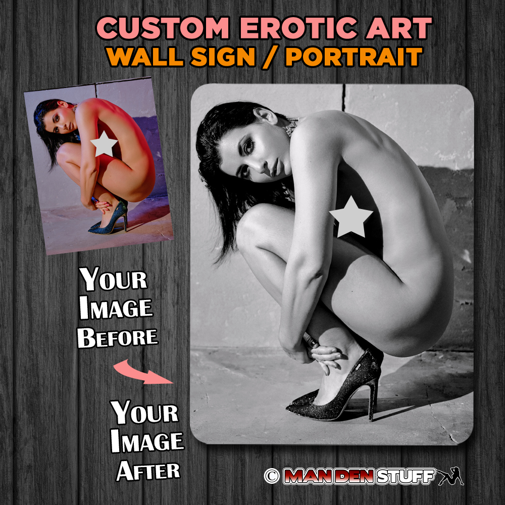 Personalized Sexy - 8x10 Wall Sign - Black & White - Custom Image - Image 3